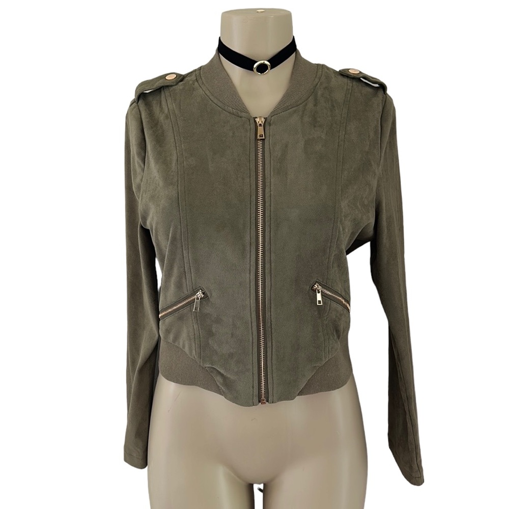 Green Suede jacket